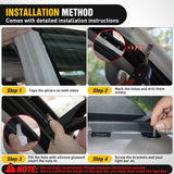 Nilight 52 inch Curved LED Light Bar Bracket Mounting Upper Windshield Roof Cab Brackets for Dodge RAM 1500 4th Gen 2009-2018, 1500 Classic 2019-2024 and RAM 2500 3500 2010-2018, view 4