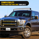 Nilight 52 inch LED Light Bar Bracket Mounting Upper Windshield Roof Cab Brackets Compatible with Ford F250 F350 4WD 2WD 1999-2015, view 6