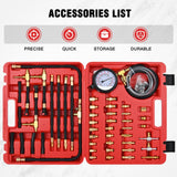 Nilight 52 pcs 0-140 PSI Fuel Pressure Gauge with 9.49,7.89,6.30 Fuel Line Fittings Master Fuel Pressure Tester Kit, view 5