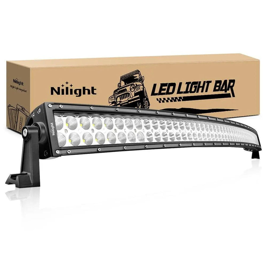 Nilight 52 Inch 300W Curved Spot Flood Combo LED Light Bar