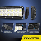 Nilight 52 Inch 300W Curved Spot Flood Combo LED Light Bar, view 2