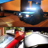Nilight 52 Inch 783W 78000LM Triple Row Curved Spot Flood LED Light Bar | 12AWG Wire 5Pin Switch, view 2