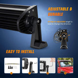 Nilight 52 Inch 783W 78000LM Triple Row Curved Spot Flood LED Light Bar, view 4