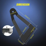 Nilight 52 Inch Curved Light Bar Bracket at Upper Windshield Roof Cab for 1984-2001 Jeep Cherokee XJ & 1986-1992 Comanche MJ (Pair), view 2