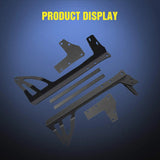 Nilight 52 Inch Straight Light Bar and Pod Light Windshield Frame Mounts For 2007 2008 2009 2010 2011 2012 2013 2014 2015 2016 2017 Jeep Wrangler JK, view 4