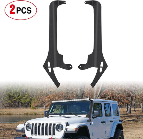 Nilight 52 Inch Light Bar Windshield Frame Mounts for Jeep Wrangler JL/JLU Unlimited 2018 2019 2020 2021 2022 2023 2024