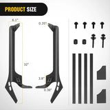 Nilight 52 Inch LightBar and Light Pods Windshield Frame A-Pillar Mounts for 2018 2019 2020 2021 2022 2023 2024 Jeep Wrangler JL/JLU Gladiator JT, view 2
