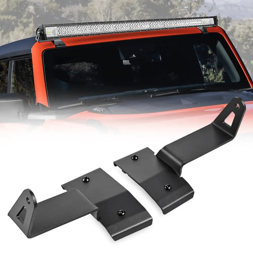 Nilight 52 Inch Straight LightBar Over-Windshield Mounts For 2021-2023 Ford Bronco 2/4 Door