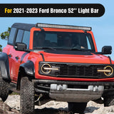 Nilight 52 Inch Straight LightBar Over-Windshield Mounts For 2021-2023 Ford Bronco 2/4 Door, view 6