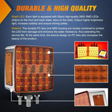 Nilight 52 Leds Amber Red Fender Pedestal Light (2 Pcs), view 5