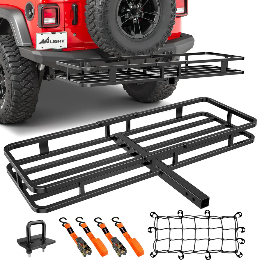 Nilight 53Inch Hitch Cargo Carrier Fits 2-inch Hitch Receiver