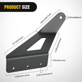 Nilight 54 inch Curved LED Light Bar Bracket Mounting Upper Windshield Roof Cab Brackets Compatible with Ford F250 F350 F450 Super Duty 1999-2016, view 2