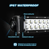 Nilight 54 Inch 312W Double Row Curved Spot Flood LED Light Bar | 14AWG Wire 5Pin Switch, view 4
