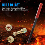 Nilight 56PCS Thread Chaser Set SAE Metric Universal UNC UNF Sizes | Master Thread Repair Kit with Case 23 Taps 28 Dies 3 Files 2 Gauge Automotive Tool for Mechanics Auto Shop Home Garage Repair, view 6