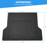 Nilight 56X43 Inch Rubber Cargo Mats Universal Trim to fit Most Vehicles, view 3