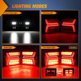 Nilight 58Leds Wireless Tow Tail Light Rechargeable Towing Light Kit (Pair), view 2