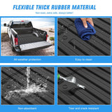 Nilight 5ft Rubber Short Bed For 2015 2016 2017 2018 2019 2020 2021 2022 2023 Ford F-150, view 5