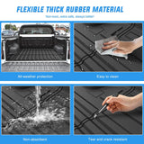 Nilight 5ft Rubber Short Bed For 2019 2020 2021 2022 2023 2024 Ford Ranger, view 6