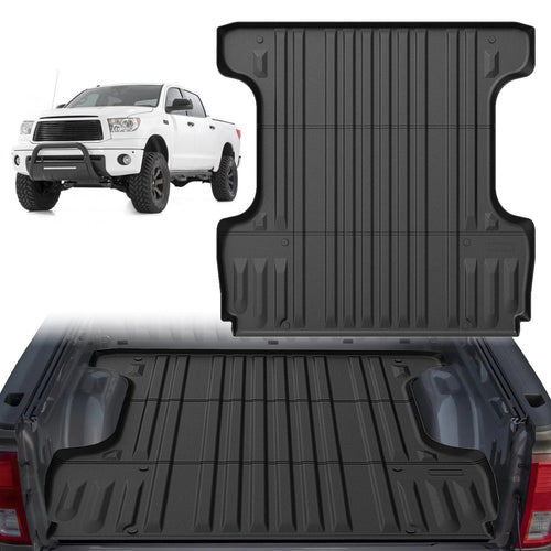 Nilight 5.5ft Rubber Short Trunk Bed For 2007-2021 Toyota Tundra, TPE Heavy-Duty Pick-up Bed Liner for Toyota Tundra Accessories, Anti-Slip Texture, All Weather Protection