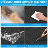 Nilight 5.5ft Rubber Short Trunk Bed For 2007-2021 Toyota Tundra, TPE Heavy-Duty Pick-up Bed Liner for Toyota Tundra Accessories, Anti-Slip Texture, All Weather Protection, view 6