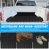 Nilight 6.6ft Rubber Short Trunk Bed for 2007-2019 Silverado/Sierra 2500 3500HD & 1500 2007-2018, TPE Heavy-Duty Pick-up Bed Liner for Chevy GMC Accessories, Anti-Slip Texture, All Weather Protection, view 5