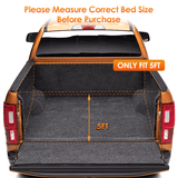 Nilight 5ft Soft Roll Up Truck Bed Cover for Ford Ranger 2019 2020 2021 2022 2023, view 5