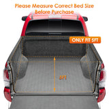 Nilight 5ft Soft Roll Up Truck Bed Cover for Toyota Tacoma 2016 2017 2018 2019 2020 2021 2022 2023 2024, view 5