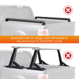 Nilight 5ft Soft Roll Up Truck Bed Cover for Toyota Tacoma 2016 2017 2018 2019 2020 2021 2022 2023 2024, view 6