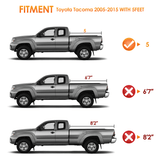 Nilight 5ft Soft Roll Up Truck Bed Cover for Toyota Tacoma 2005 2006 2007 2008 2009 2010 2011 2012 2013 2014 2015, view 3
