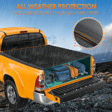 Nilight 5ft Soft Roll Up Truck Bed Cover for Toyota Tacoma 2005 2006 2007 2008 2009 2010 2011 2012 2013 2014 2015, view 4