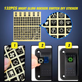 Nilight 5Gang Aluminum 5Pin ON/Off Blue Rocker Switch Panel, view 5