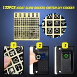 Nilight 5Gang Aluminum Rocker Switch Panel w/ Dual USB Cigarette Lighter Socket Voltmeter, view 4