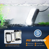 Nilight 5.5 Inch 132W Side Shooter Quadruple Row Spot Flood LED Light Bars (Pair), view 4