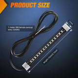 Nilight 5 Inch 15Leds Amber Light Strip 2PCS, view 2