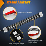 Nilight 5 Inch 15Leds Amber Light Strip 2PCS, view 5