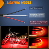 Nilight 5 Inch 15Leds Red Light Strip 2PCS, view 3