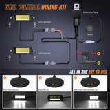 Nilight 5.3 Inch 15W 1680LM Slim DRL Anti-Glare Spot LED Light Bars (Pair) | 16AWG DT Wire, view 6