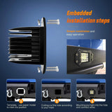 Nilight 4.8 Inch 18W Flush Mount Flood LED Work Lights (2 Pairs), view 3