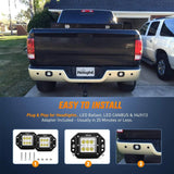 Nilight 4.8 Inch 18W Flush Mount Flood Led Work Lights (Pair), view 5