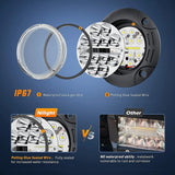 Nilight 5 Inch 36W Upgraded Flush Mount Spot Flood LED Work Lights (Pair), view 3