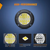 Nilight 5 Inch 36W Upgraded Flush Mount Spot Flood LED Work Lights (Pair), view 4