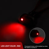 Nilight 5Pcs 12V 30A Round Toggle LED Switch with Red LED Indicator, view 5