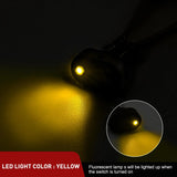 Nilight 5Pcs 12V 30A Round Toggle LED Switch with Yellow LED Indicator, view 6