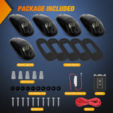 Nilight 5PCS 16LED White Cab Roof Marker Light, view 5