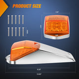 Nilight 5PCS 17LED Amber Cab Roof Marker Light, view 2