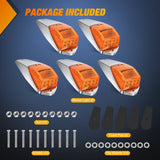 Nilight 5PCS 17LED Amber Cab Roof Marker Light, view 5