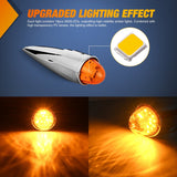 Nilight 5PCS 18LED Amber Cab Roof Marker Light, view 3