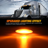 Nilight 5PCS 4LED Amber Cab Roof Marker Light, view 3