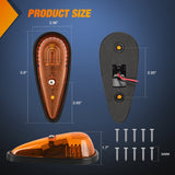 Nilight 5PCS 9LED Amber Cab Roof Marker Light, view 2