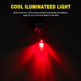 Nilight 5PCS LED Toggle Switch ON Off 12V 30A Red LED Lighted Metal Switches Heavy Duty SPST 3 Pin Rocker 12mm Mounting Hole for Automotive Cars Trucks Boats Racing Car, view 6